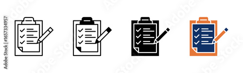 Audit icon sheet multiple style collection