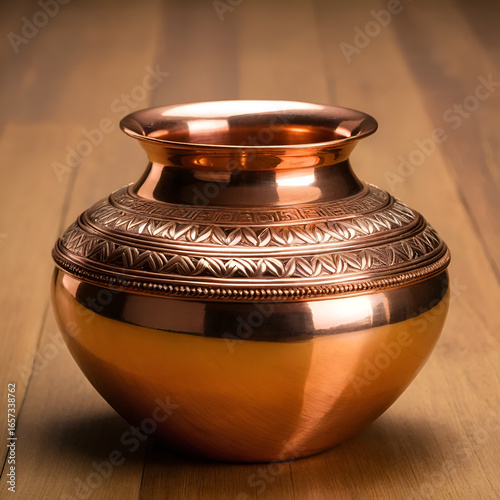 the copper kalash or lota.