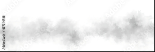 The image features a soft, semi-transparent white fog or mist effect on a plain white background, evenly diffused with a light, fluffy texture resembling a Photoshop brush stroke or overlay element.