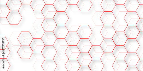 Geometric abstract hexagon technology background.. Abstract honeycomb background.. Vector illustration of hexagons pattern, Creative idea for medical technology or science design.	
