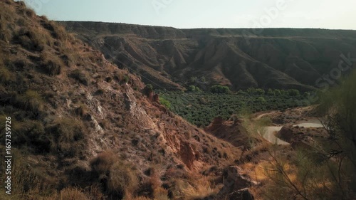 Mountainous terrain near Gorafe, Spain