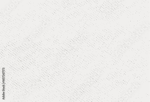 Vector subtle textured white background with a repeating pattern of small dots and diagonal lines design element