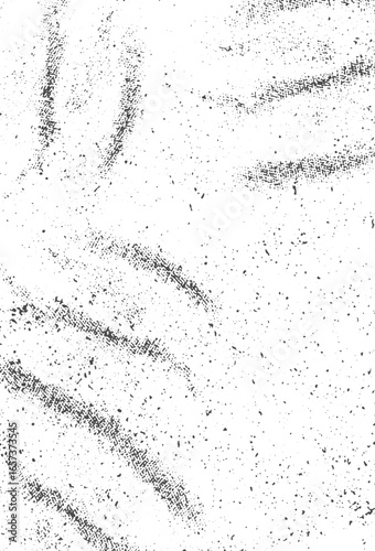 Black powder coal dust, isolated on white background