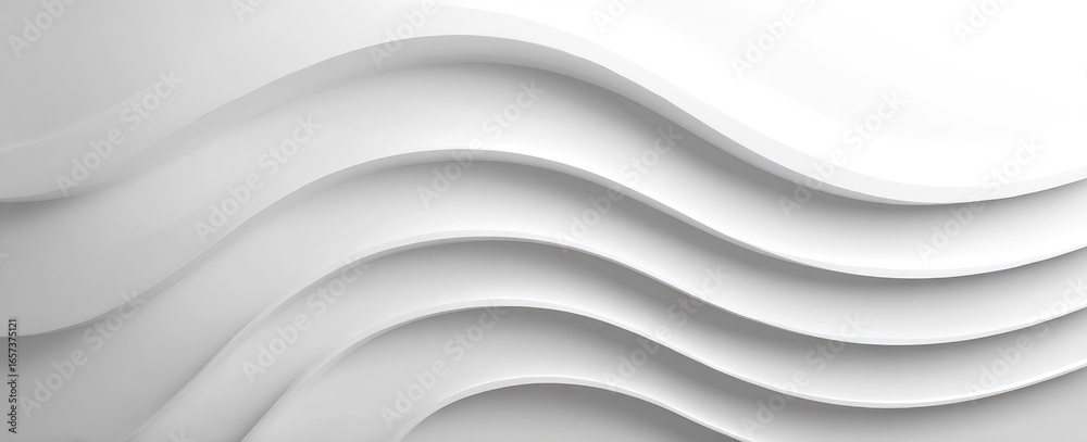 Obraz premium Abstract grayscale waves, layered, flowing