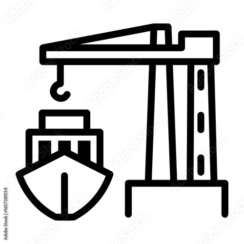 dock Line Icon