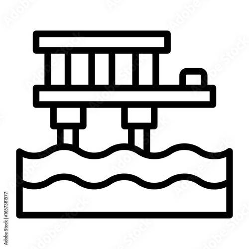 dock Line Icon