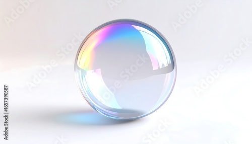Single iridescent sphere