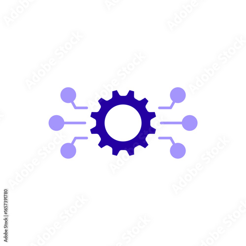 Icon a synthesis, isolated against a clean background.