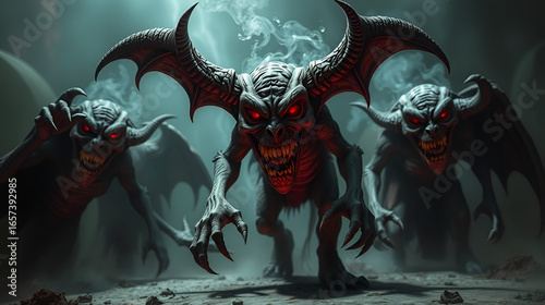 imaginary, imaginary frightening demon appearances