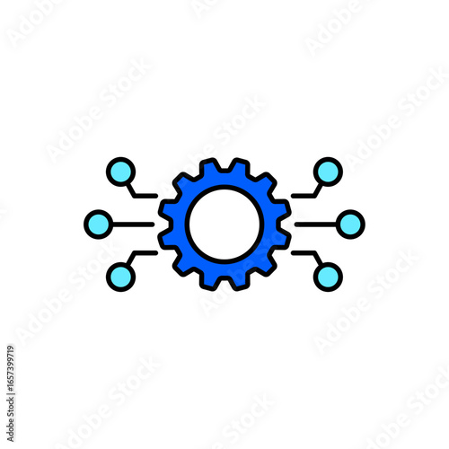 Icon a synthesis, isolated against a clean background.