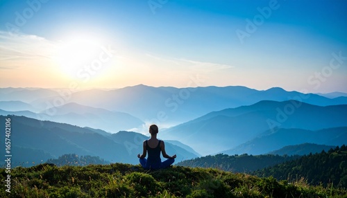 A figure meditating, surrounded by a luminous, organic network of glowing veins. This art blends spirituality, nature, and energy to represent consciousness and inner peace.

