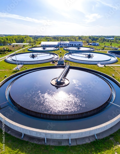 Aerial View of Wastewater Treatment Plant (5)