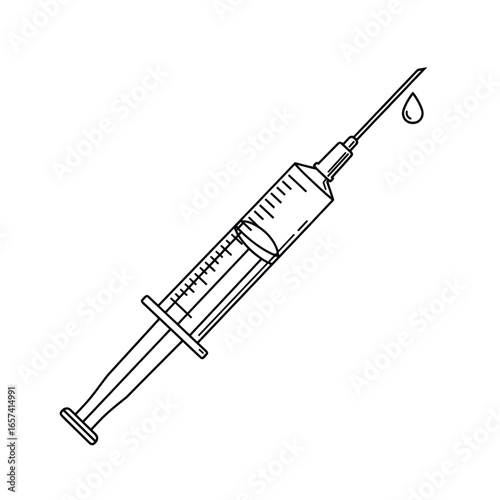 syringe with needle
