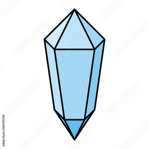 シンプルな宝石のイラスト