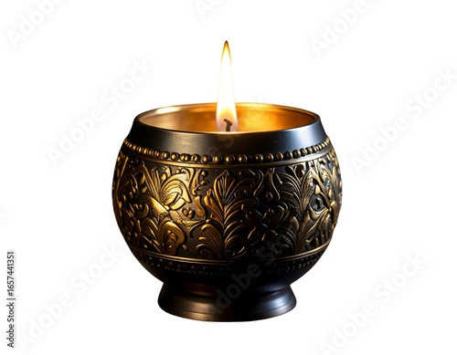 Wallpaper Mural candle in a candlestick Torontodigital.ca