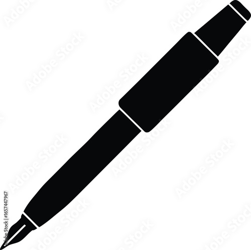 Sketch Pen Silhouette Vector Art Illustration