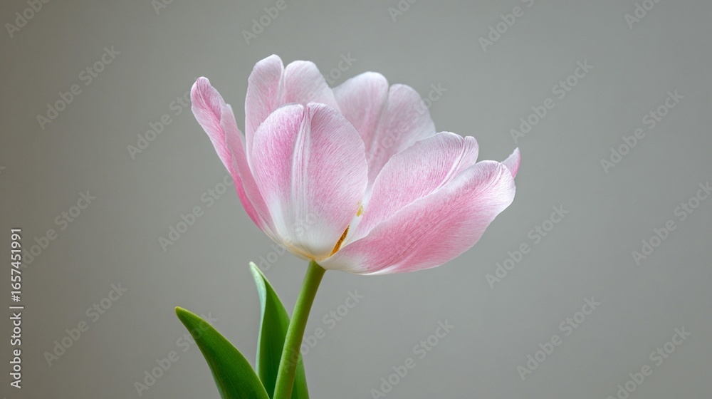Naklejka premium Delicate pink tulip