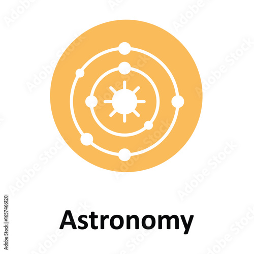 Astronomy Vector icon which can easily modify or edit