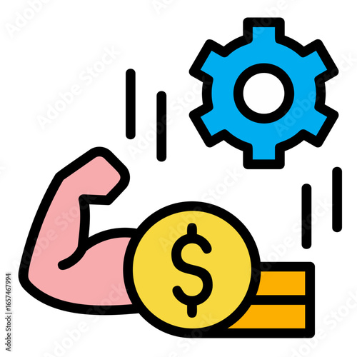 Strenght Outline Icon