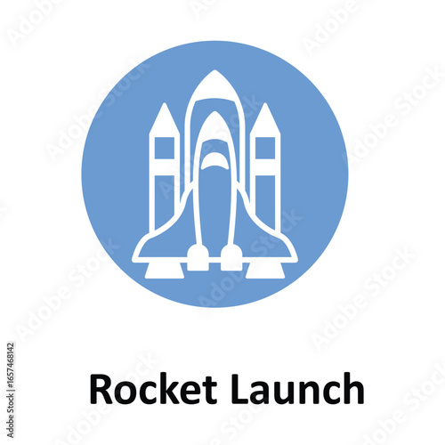 Rocket Launch Vector icon which can easily modify or edit