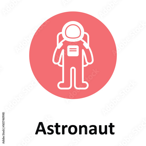 Astronaut Vector icon which can easily modify or edit