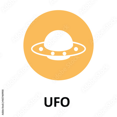 UFO Vector icon which can easily modify or edit