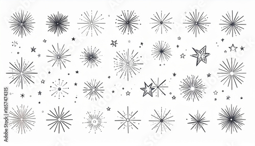 Confetti & Sparkle Decorative Icons