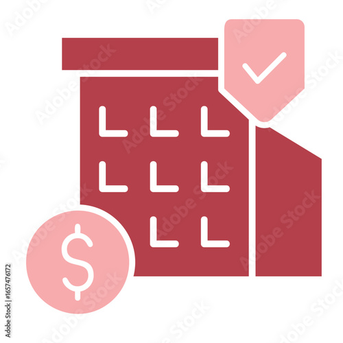 Insurance Company Outline Icon