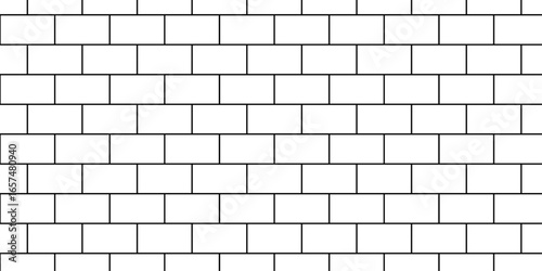 Pavement seamless mosaic stone concrete wall surface tiles. subway vector block rock white brick wall texture background.	
