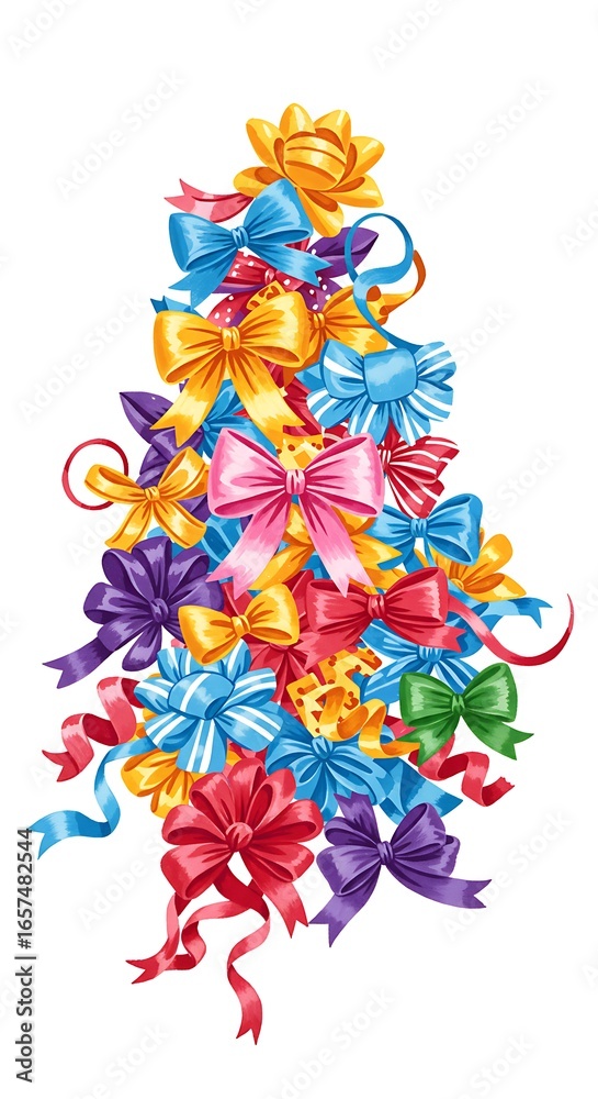 Fototapeta premium Rainbow Ribbon Rhapsody