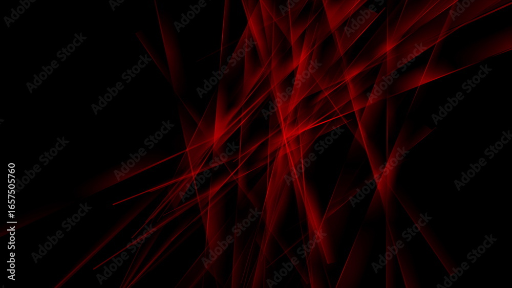 Obraz premium Bright red glossy stripes abstract hi-tech background
