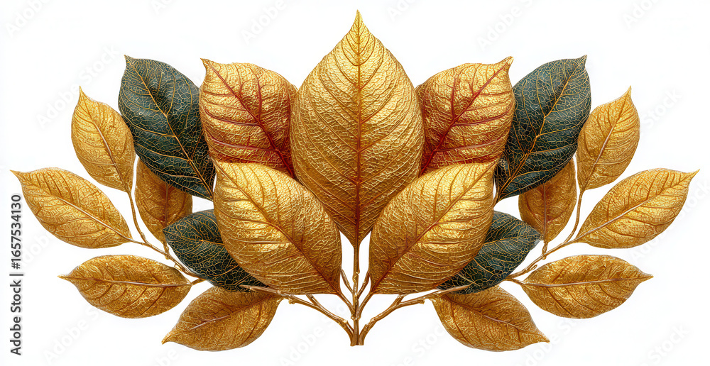 Fototapeta premium Vibrant festival lifestyle happy fashion celebrations amidst golden leaves in nature's embrace