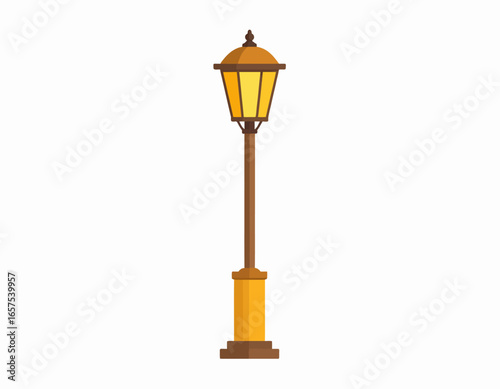 Ornate Decorative Outdoor Street Lamp Post.