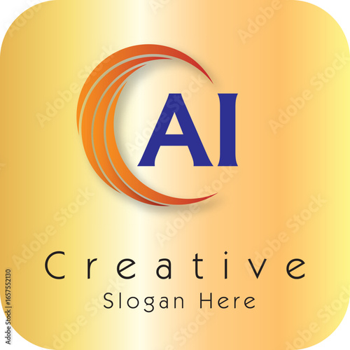 AI NEW CONCEPT LOGO 2025 CREATIVE.eps