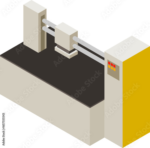 3D Printing Machinery Isometric Icon Set – Additive Manufacturing and Prototyping Equipment