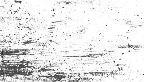 Grunge Black and White Urban Scratch Distressed Texture Vector Overlay on Transparent Background