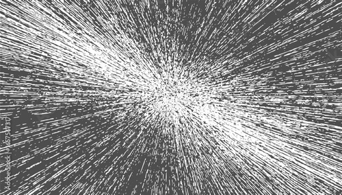 Speed lines in frame for manga comics book. Radial motion Monochrome explosion and flash glow. Vector, Black and white radial lines background in comic book. vector design on whit background.
