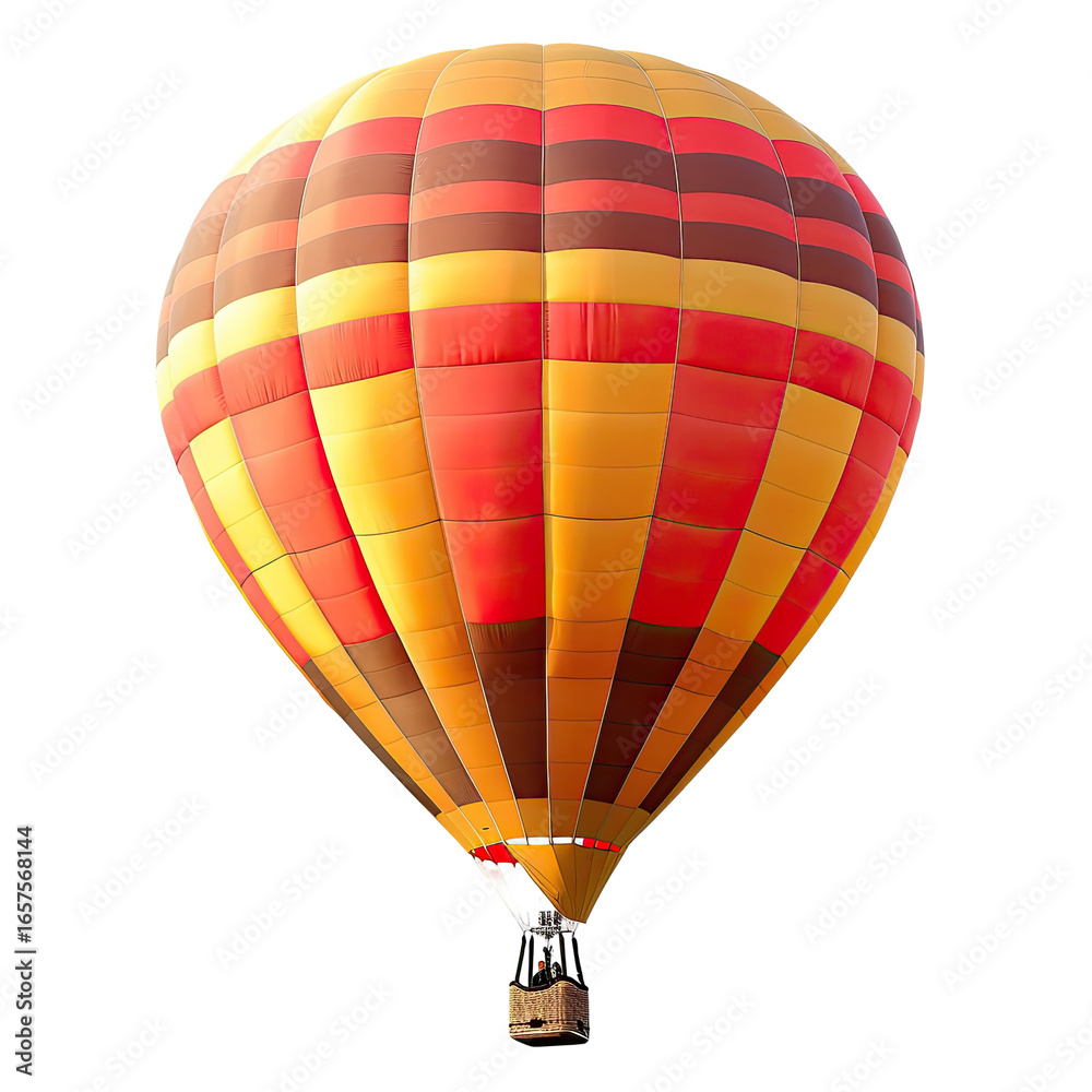 Fototapeta premium and keyword list based on the image.. Colorful Balloon Flying High in the Sky
