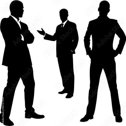 Businessmen Group Silhouette