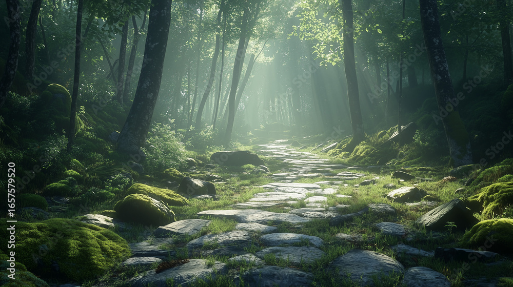 Fototapeta premium 森の小道 / Forest Path