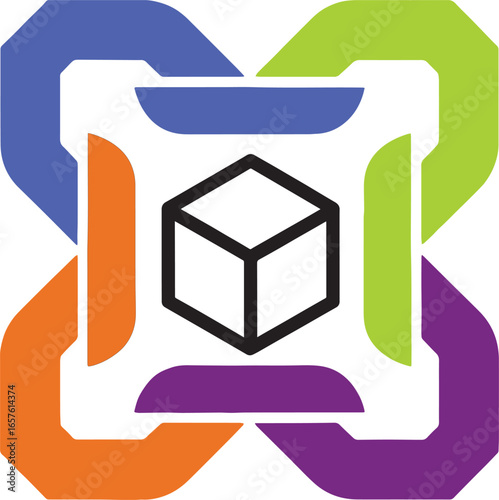 Blockchain Web3 Technology Logo