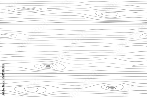 Grey curvy line seamless background look like a wood texture. Vector Repeating Illustration.