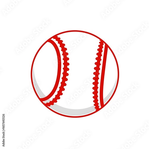 illustration of a simple baseball