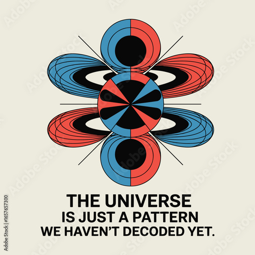 The Universe Is Just A Pattern We Havent Decoded Yet T Shirt Design