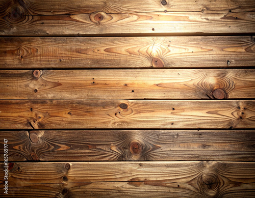 Spotlit Rustic Wood Wall with Rich Grain and Warm Vignette.
