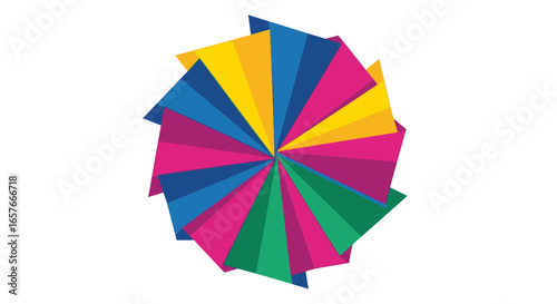 Vibrant Color Wheel Abstract Geometric Design Free Download Vibrant Color Wheel Abstract Geometric Design - GFXLoad