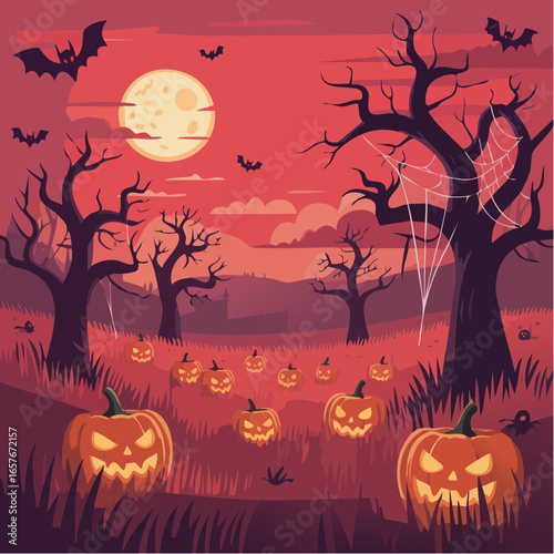 halloween night background