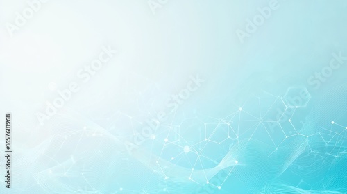 Abstract digital technology background with a futuristic network of glowing interconnected elements conveying a sense of innovation intelligence and cybernetic connectivity
