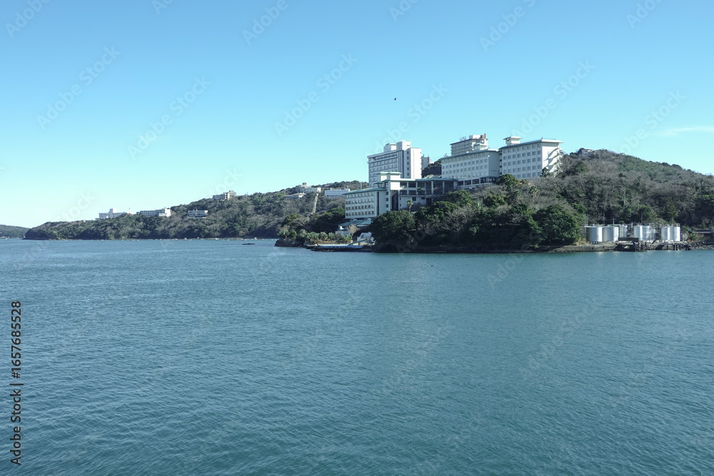 Fototapeta premium 三重県_鳥羽港_伊勢湾フェリー