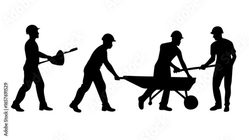 Construction Crane Silhouette building industry